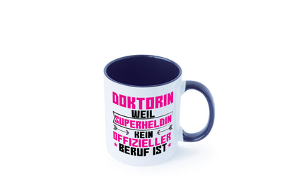 Superheldin Doktorin | Doktorand Doktortitel Geschenkidee Humor Tasse