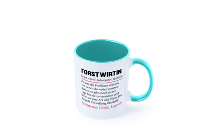 Forstwirtin | Beruf Spruch Forst Wirtin Humor Arbeit Kollegen Büro Geschenkidee