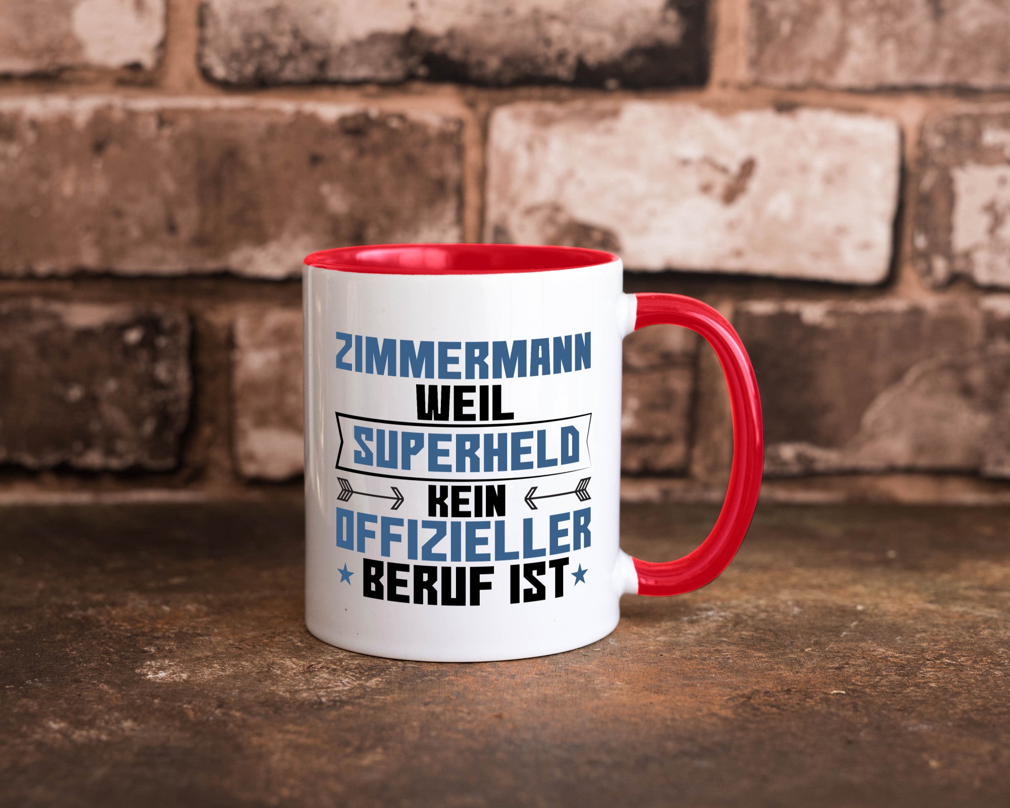 Superheld Zimmermann | Handwerker Holzbau Geschenk Humor Geschenkidee lustiger
