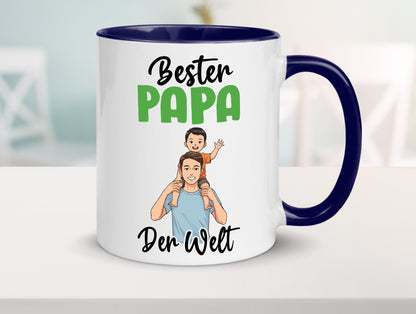 Bester Papa | Vatertag Daddy Familie lustiger Spruch Geschenk Geschenkidee Tasse