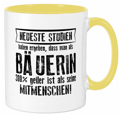 Neuste Studien: Bäuerin | Bauernhof Landwirtschaft Humor Geschenkidee Tasse