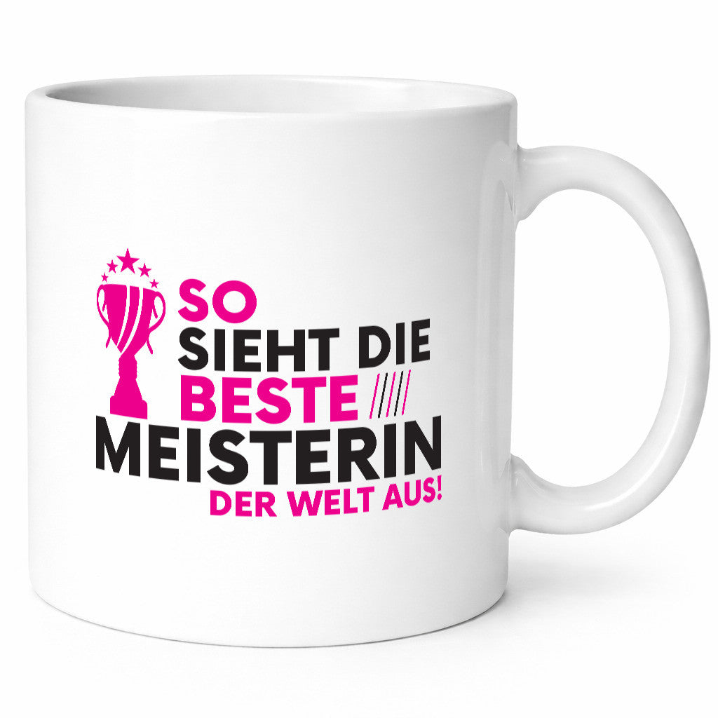 Die weltbeste Meisterin | Meisterbrief Geschenk Humor Geschenkidee lustiger