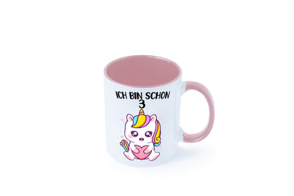 3. Geburtstag | Ich bin schon 3 Jahre Einhorn Mädchen lustig Geschenkidee