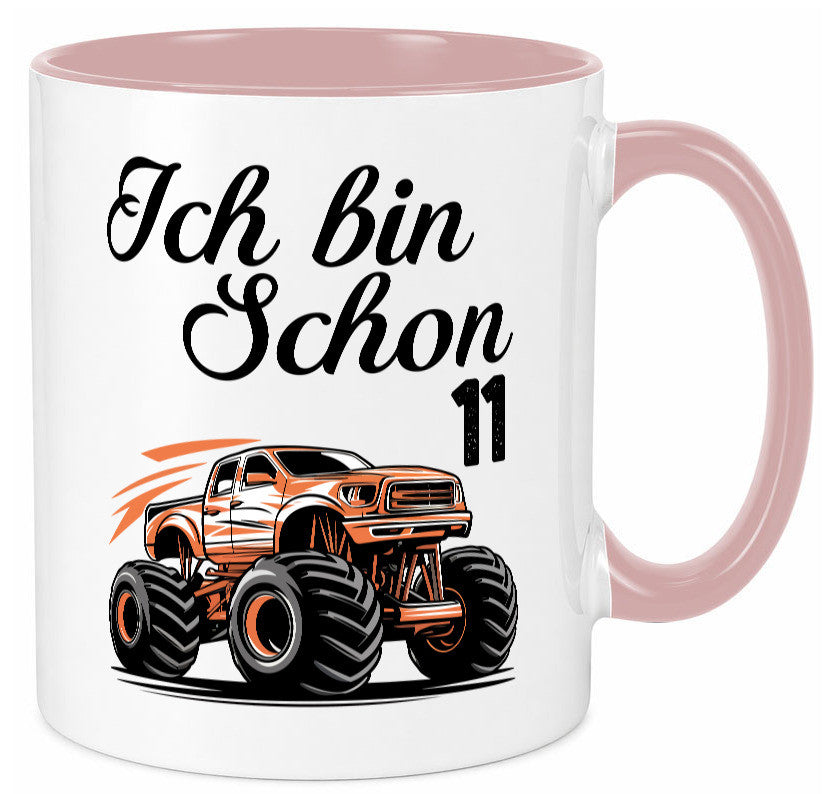11. Geburtstag | Monster truck 11 Jahre lustiger Spruch Geschenk Geschenkidee