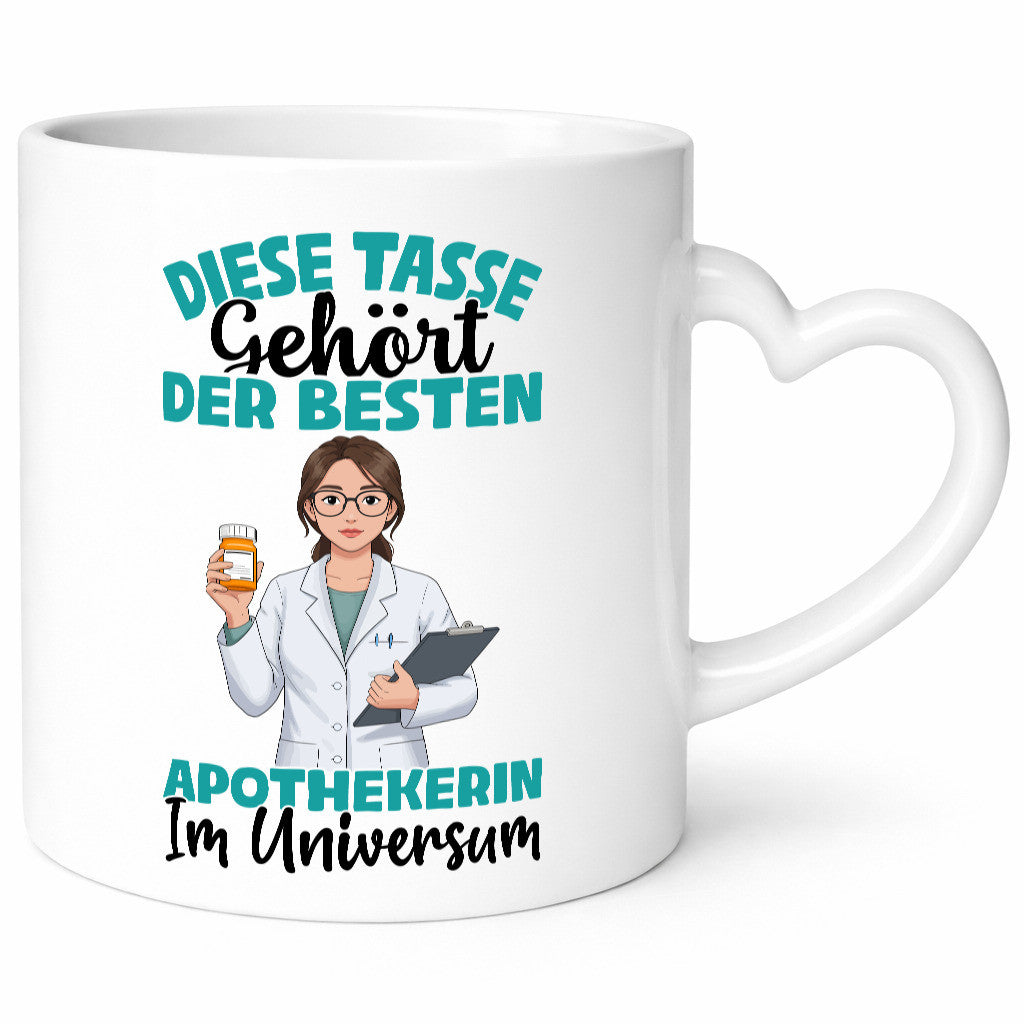 Im Universum: Apothekerin | Apotheke Pharmazie lustiger Spruch Geschenk Humor