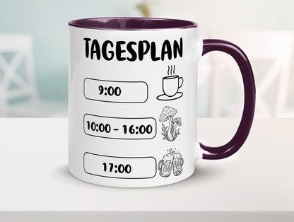 Tagesplan Pilzsammler | Pilze Wald v2 Geschenk Humor Geschenkidee lustiger