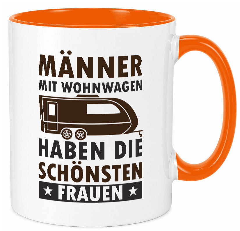 Männer mit Wohnwagen | Schönste Frauen Camping v2 lustig Humor Geschenkidee Tasse