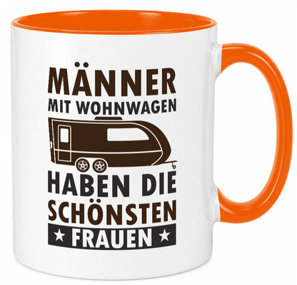 Männer mit Wohnwagen | Schönste Frauen Camping v2 lustig Humor Geschenkidee Tasse