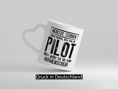 Neuste Studien: Pilot | Flugzeug Piloten Humor Geschenkidee Tasse