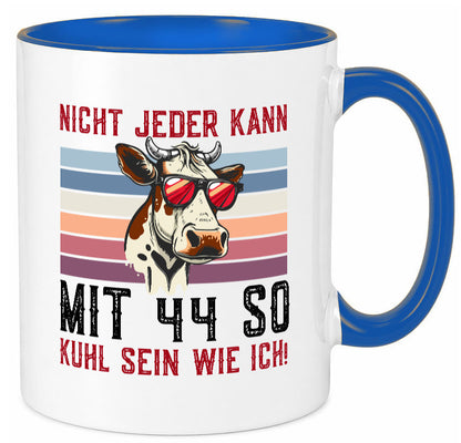 Mit 44 so gut aussehen | 44. Geburtstag Landwirt Bauer v2 lustig Geschenkidee Tasse