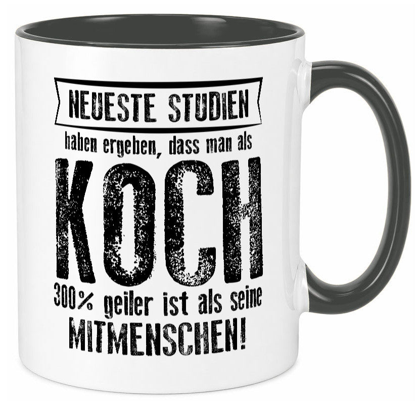 Neuste Studien: Koch | Chefkoch Humor Arbeit Kollegen Büro Geschenkidee Tasse