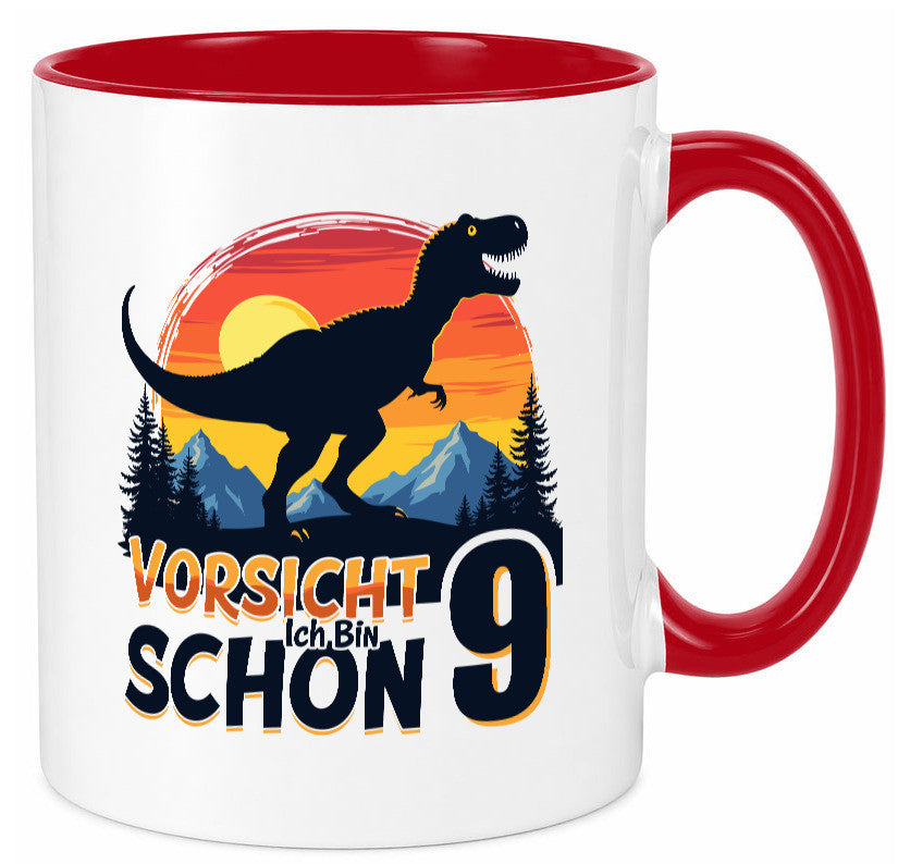 8. Geburtstag | 8 Jahre Dinosaurier v2 Geschenkidee Humor Tasse