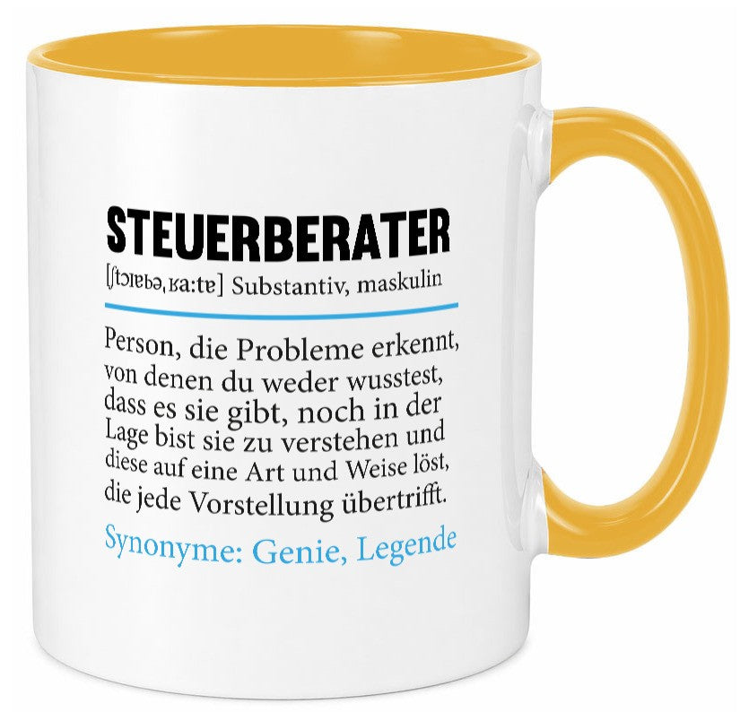 Steuerberater | Spruch Steuern Beruf Humor Arbeit Kollegen Büro Geschenkidee Tasse