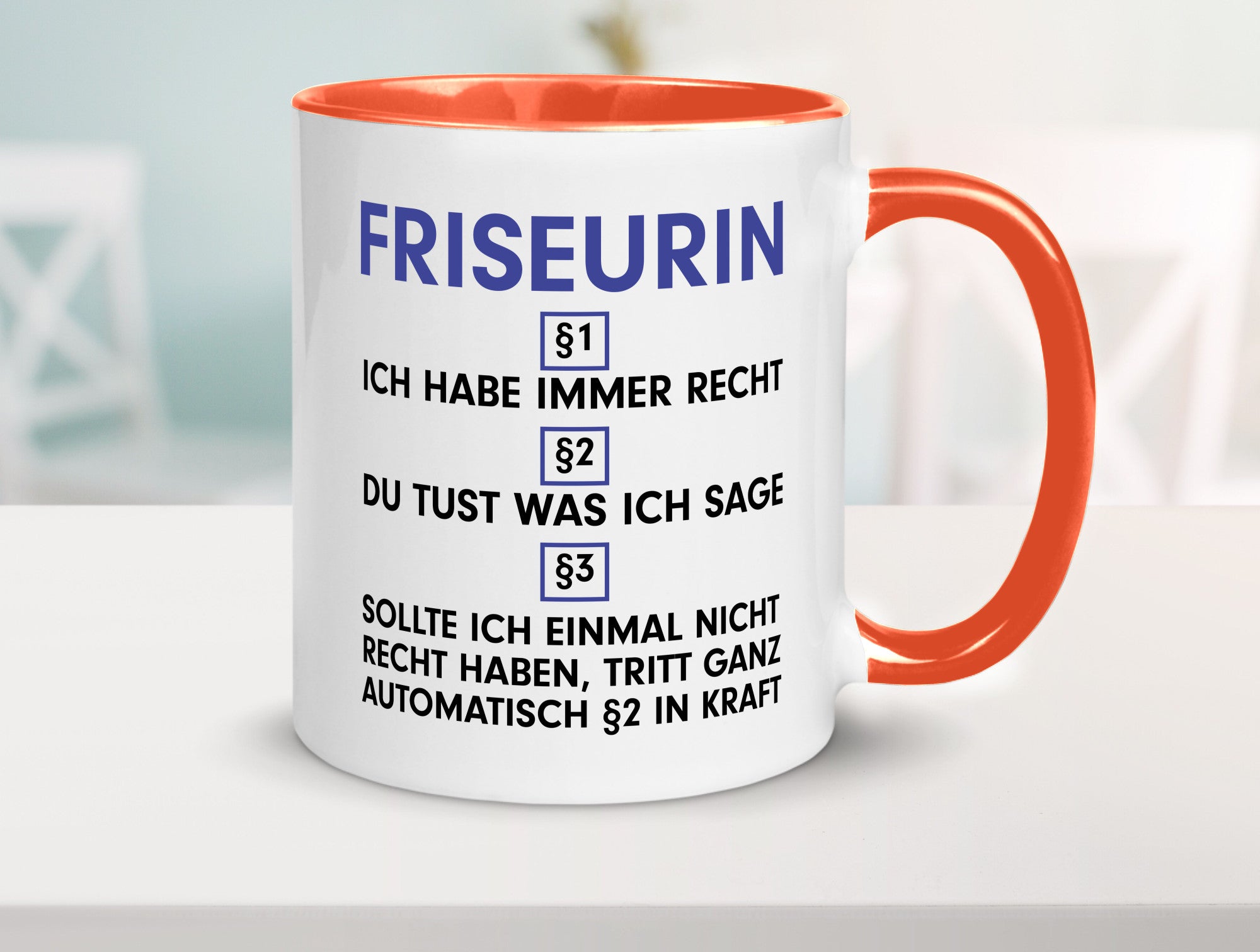 Ich habe immer Recht Friseurin | Friseuse Frisörin v2 Geschenk Humor