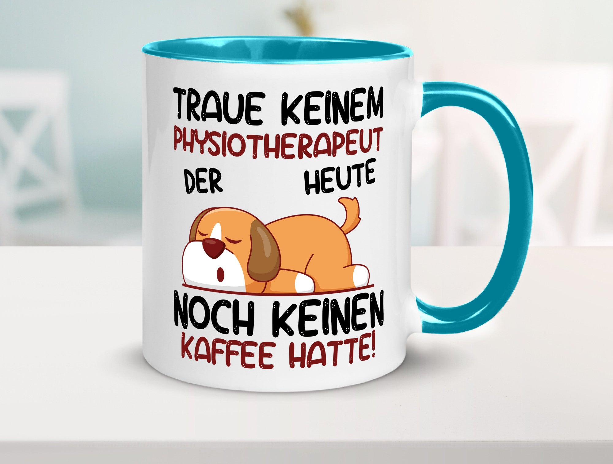 Traue keinem Physiotherapeut v2 Geschenkidee Humor Tasse