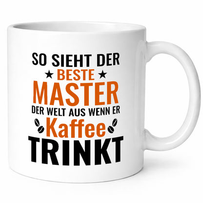 Kaffee trinkt: Master | Universität Student Humor Geschenkidee Tasse