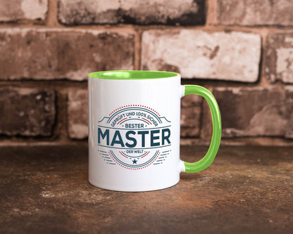 Geprüft und sicher: Master | Universität Student lustig Humor Geschenkidee