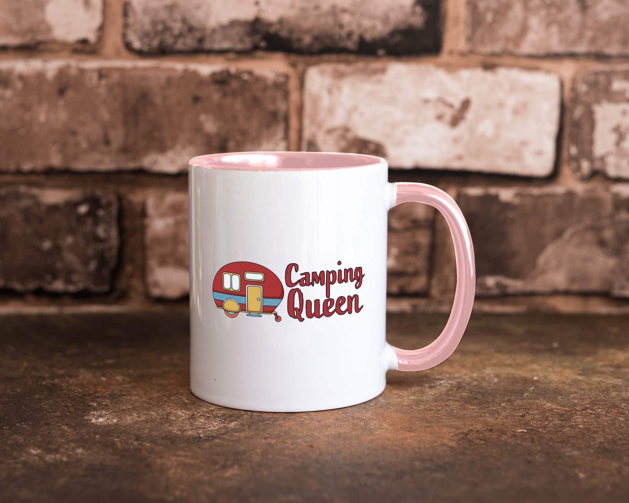 Camping Queen | Wohnanhänger Geschenk Humor Geschenkidee lustiger Spruch Tasse