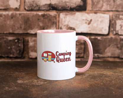 Camping Queen | Wohnanhänger Geschenk Humor Geschenkidee lustiger Spruch Tasse