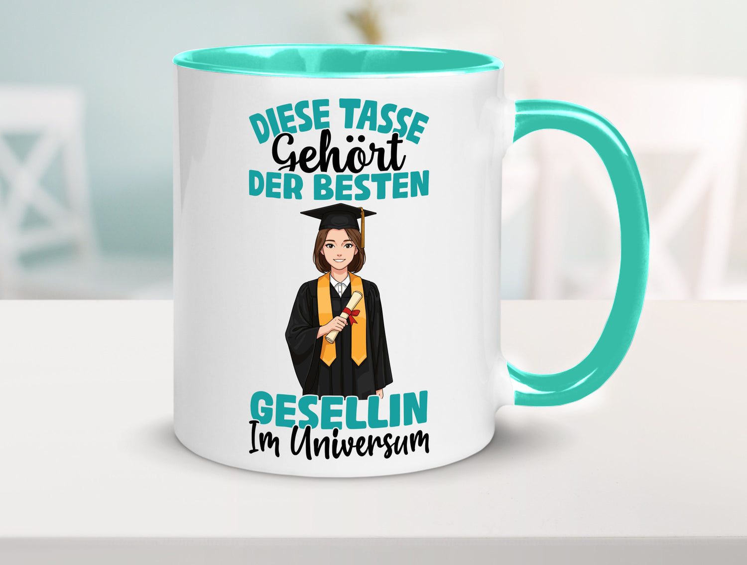 Im Universum: Gesellin | Handwerkerinnen lustiger Spruch Geschenk Humor