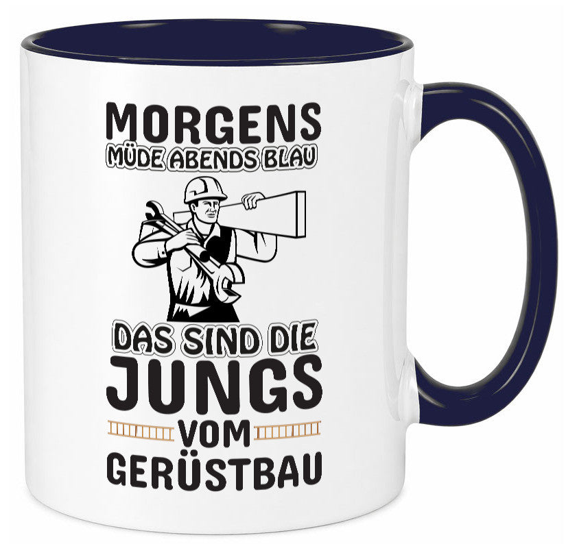 Jungs vom Gerüstbau | Gerüstbauer Tasse Baustelle Geschenk Humor Geschenkidee