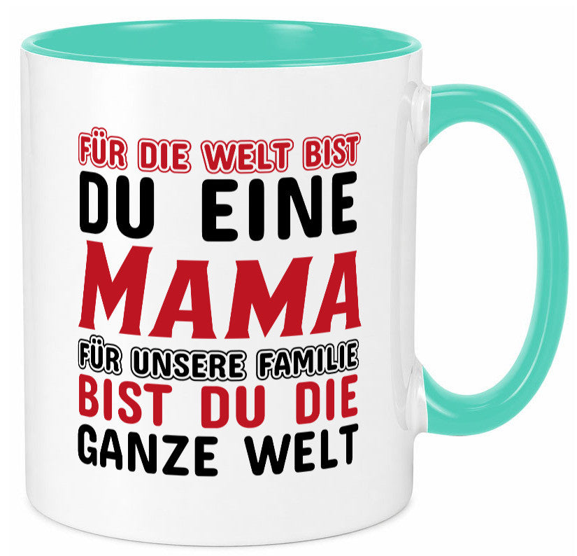Beste mama der Welt lustiger Spruch Geschenk Familie Geschenkidee Tasse