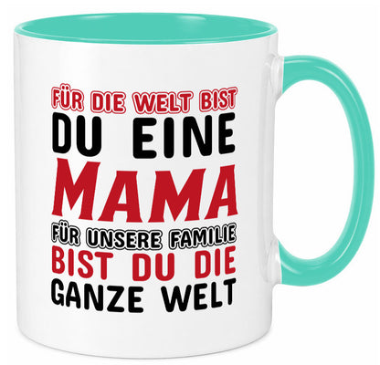 Beste mama der Welt lustiger Spruch Geschenk Familie Geschenkidee Tasse