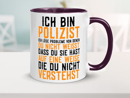 Ich bin Polizist | Polizei Beruf Job lustiger Spruch Geschenk Arbeit Kollegen