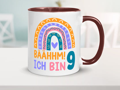 9. Geburtstag | 9 Jahre Regenbogen Bääm Mädchen Geschenk Geschenkidee lustiger