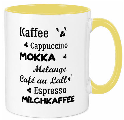 Kaffee | Milchkaffee Cappuccino Geschenk Humor Geschenkidee lustiger Spruch Tasse