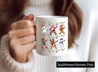 Dab Santa Elf Rentier | Eisbär Christmas Weihnachten lustig Tierliebhaber Humor