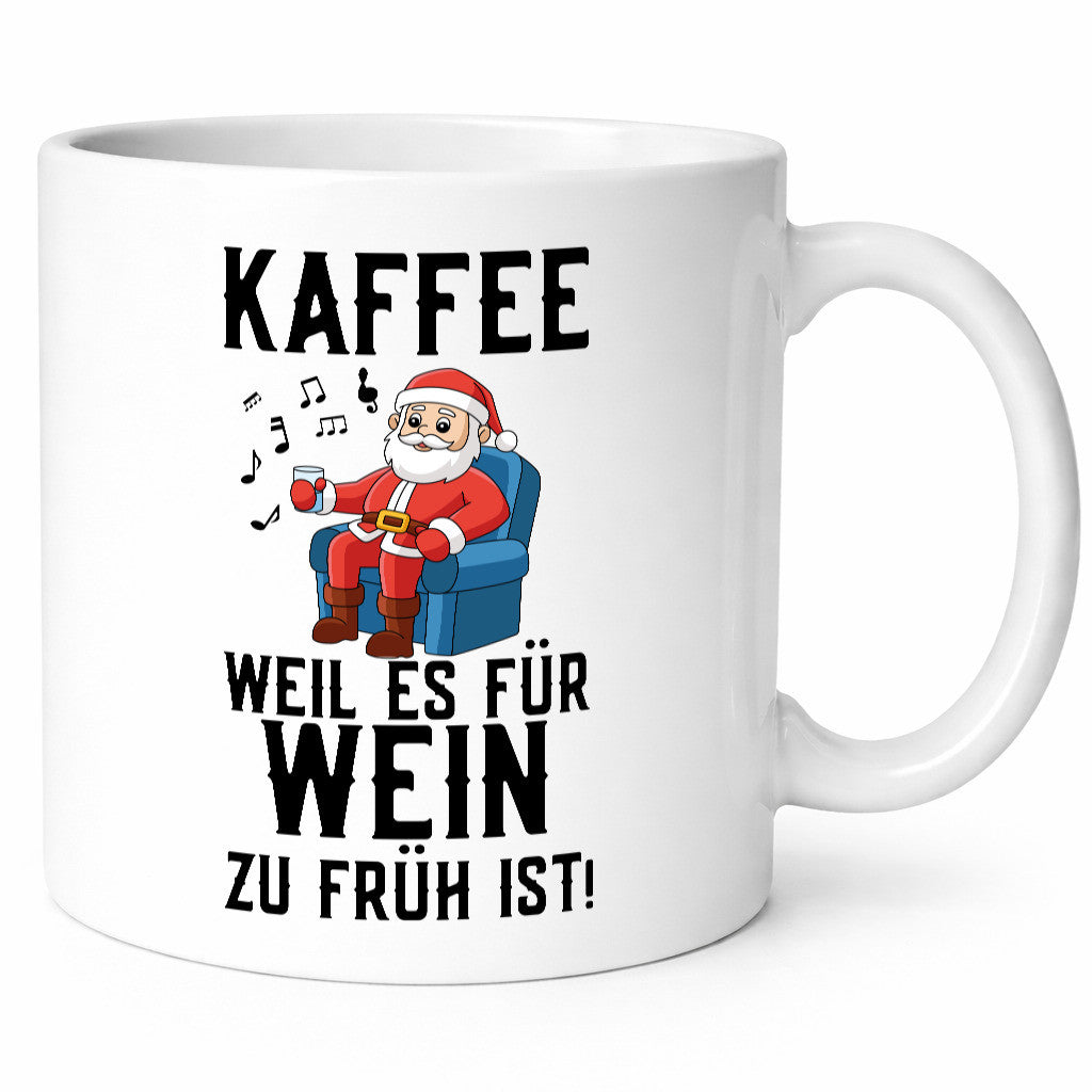 Kaffee | Wein Weihnachten Weihnachtsmann Santa Claus Geschenk Humor