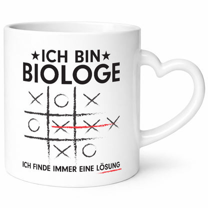 Lösung finden: Biologe | Biologie Naturforscher Humor Geschenkidee Tasse