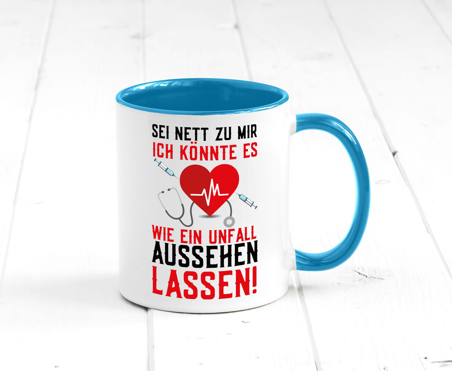 Sei nett zu mir | Krankenschwester Arzt Klinik Spritze v2 lustig Humor