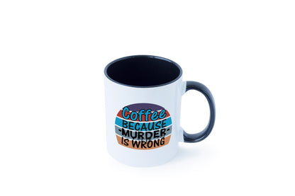 Kaffeetrinker Tasse | schwarzer Humor Büro Spruch Geschenk Arbeit Kollegen