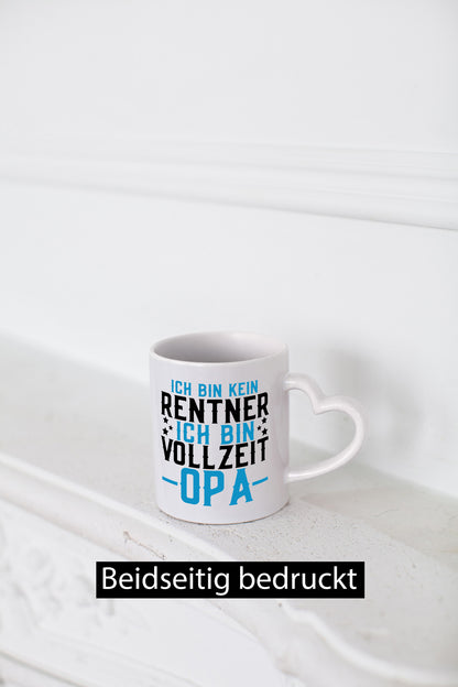 Rentner | Vollzeit Opa Pension Ruhestand Großvater lustiger Spruch Geschenk