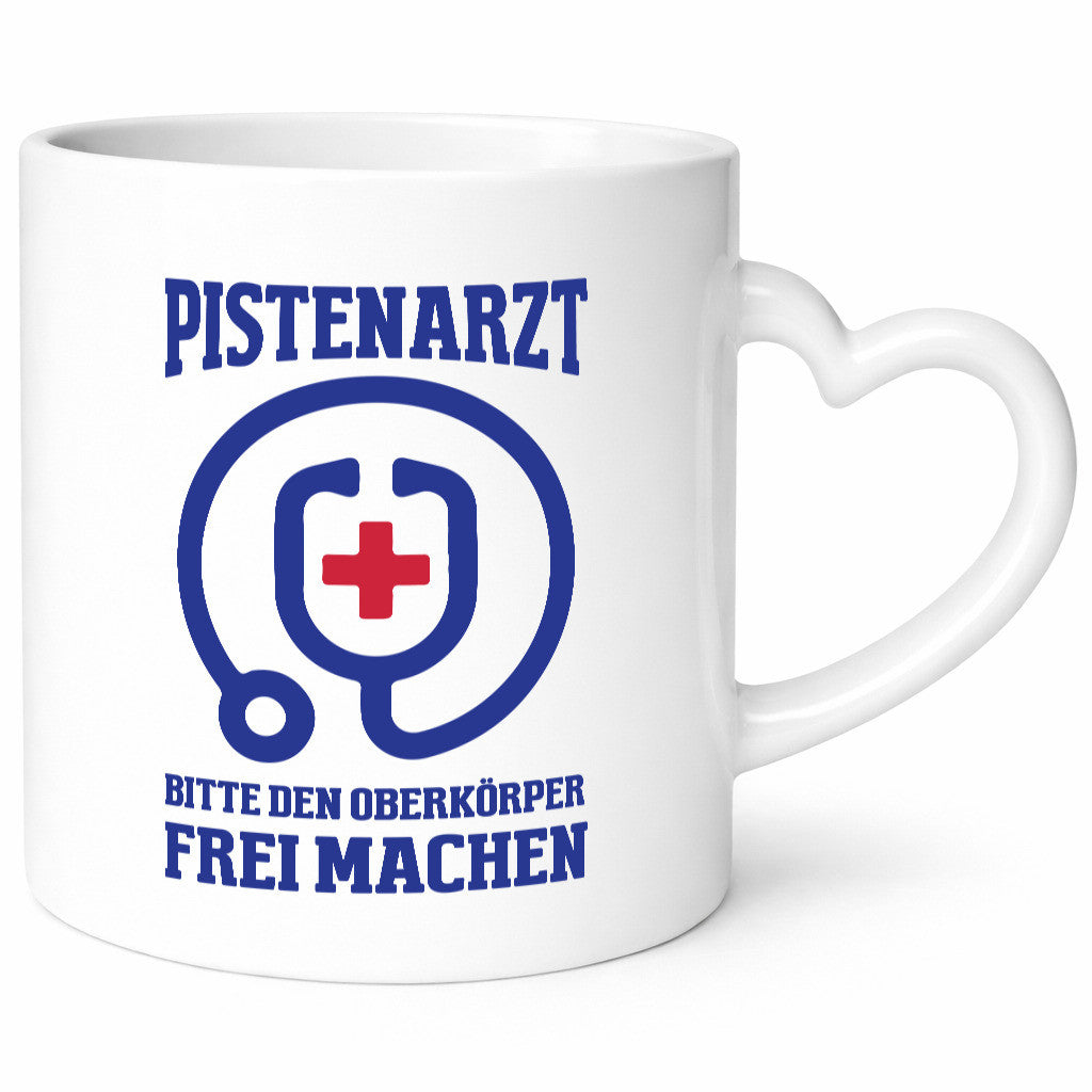 Pistenarzt, Oberkörper frei machen | Stethoskop lustiger Spruch Geschenk Humor