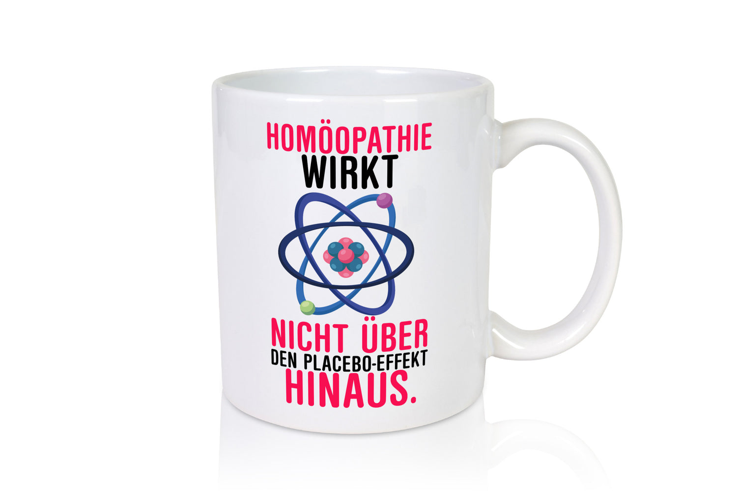 Homöopathie wirkt | Placebo Wissenschaft Atom Ärzte lustig Familie Geschenkidee