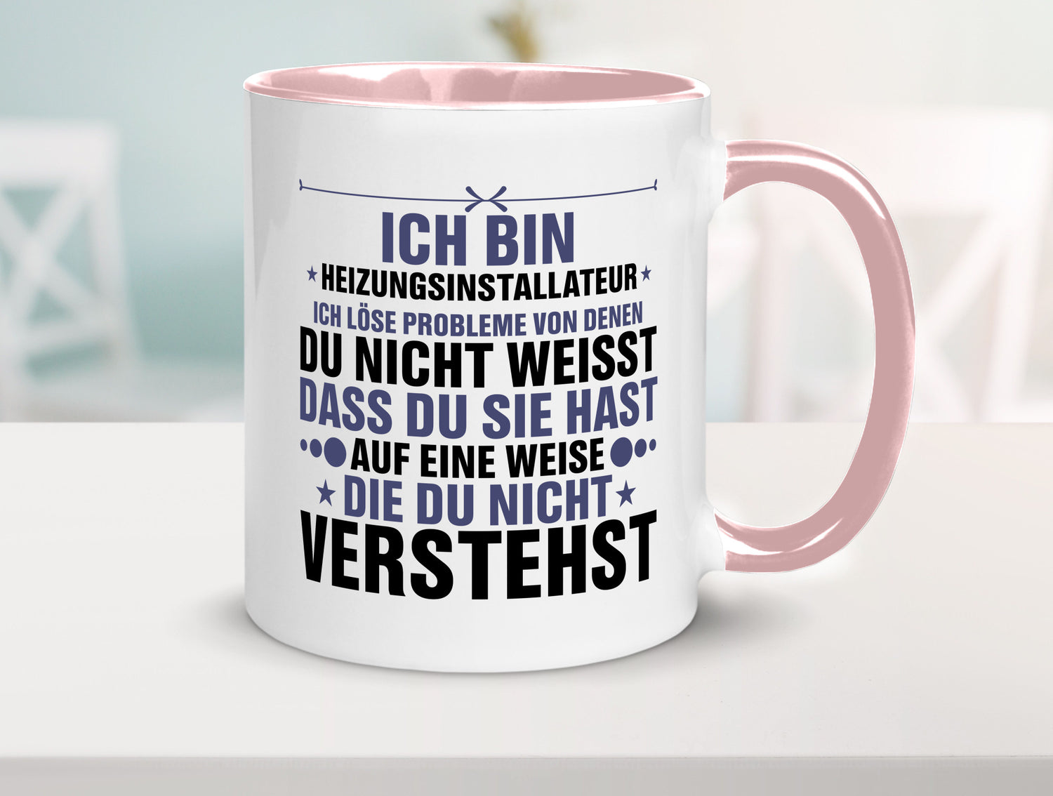 Löse Probleme: Heizungsinstallateur | Heizungsbauer lustiger Spruch Geschenk