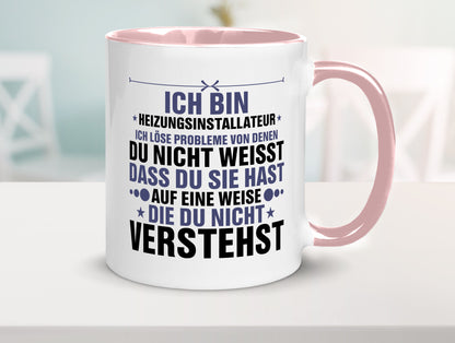 Löse Probleme: Heizungsinstallateur | Heizungsbauer lustiger Spruch Geschenk