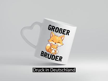 Ich werde großer bruder | Fuchs Schwagerschaft Geschenkidee Humor Tasse