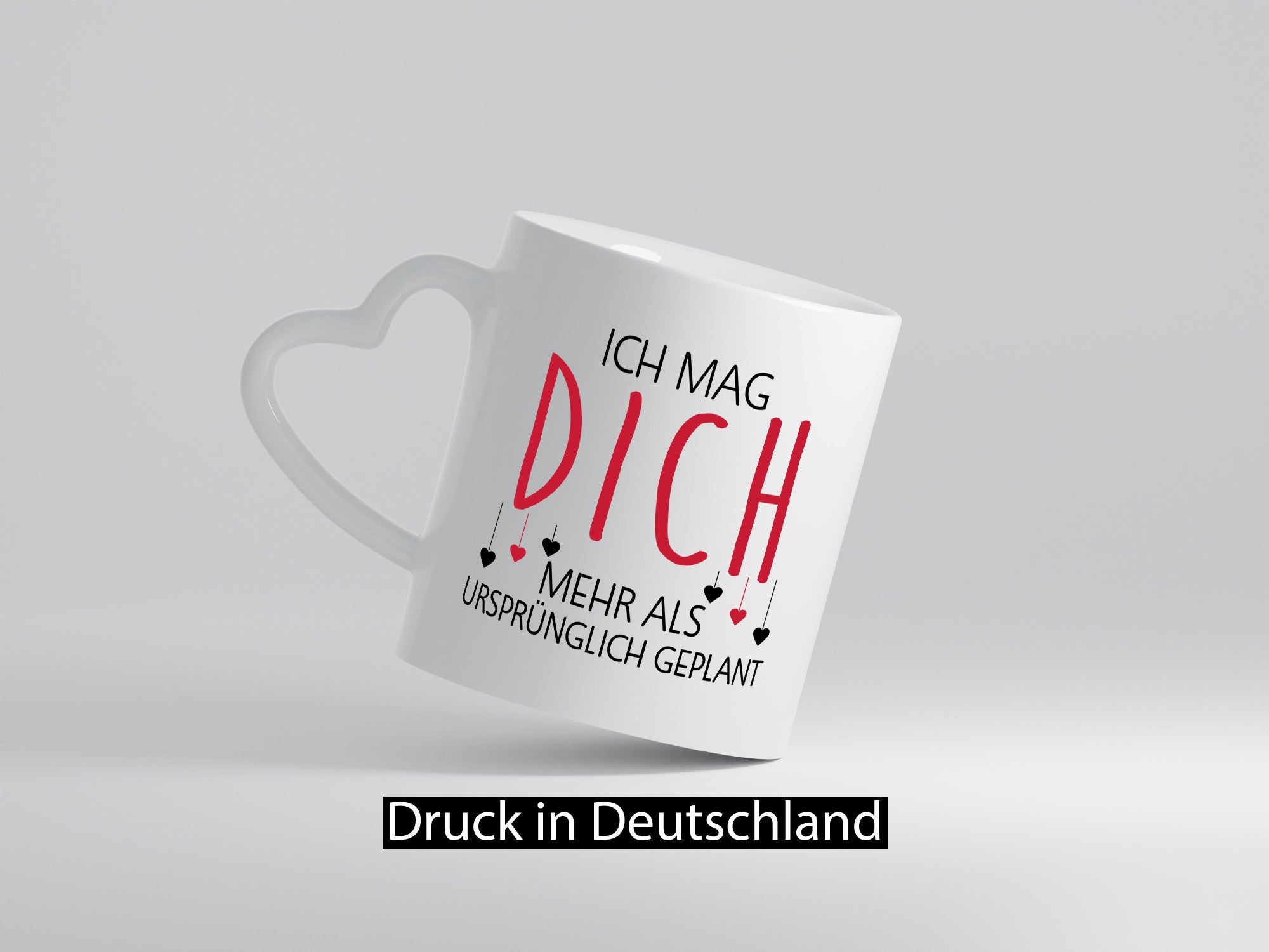 Ich mag dich mehr als geplant | Liebe Beziehung Geschenkidee Humor Tasse