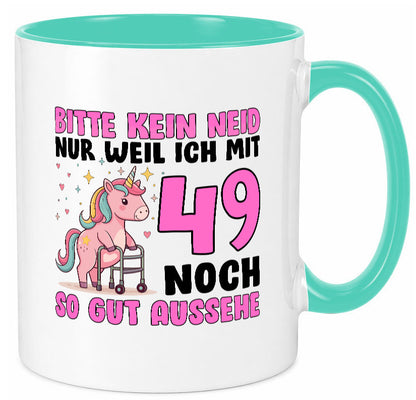 49. Geburtstag | 49 Jahre Mit noch so gut aussehen lustiger Spruch Geschenk