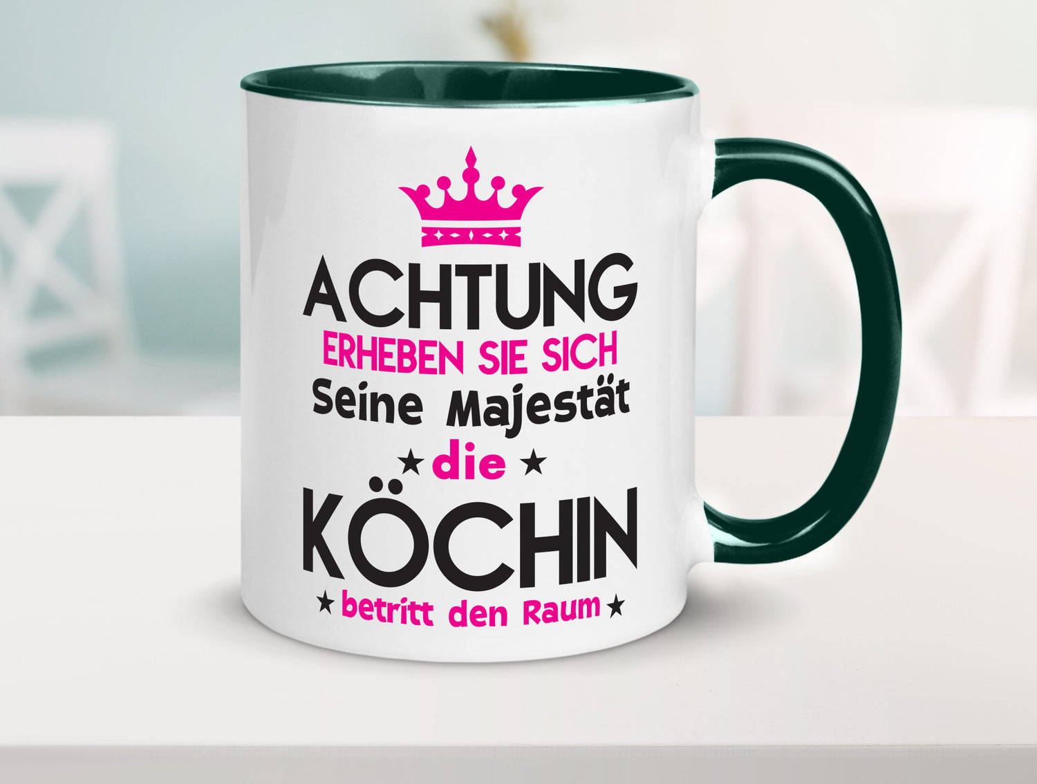 Seine Majestät Köchin | Chefköchin Chefkoch Humor Arbeit Kollegen Büro
