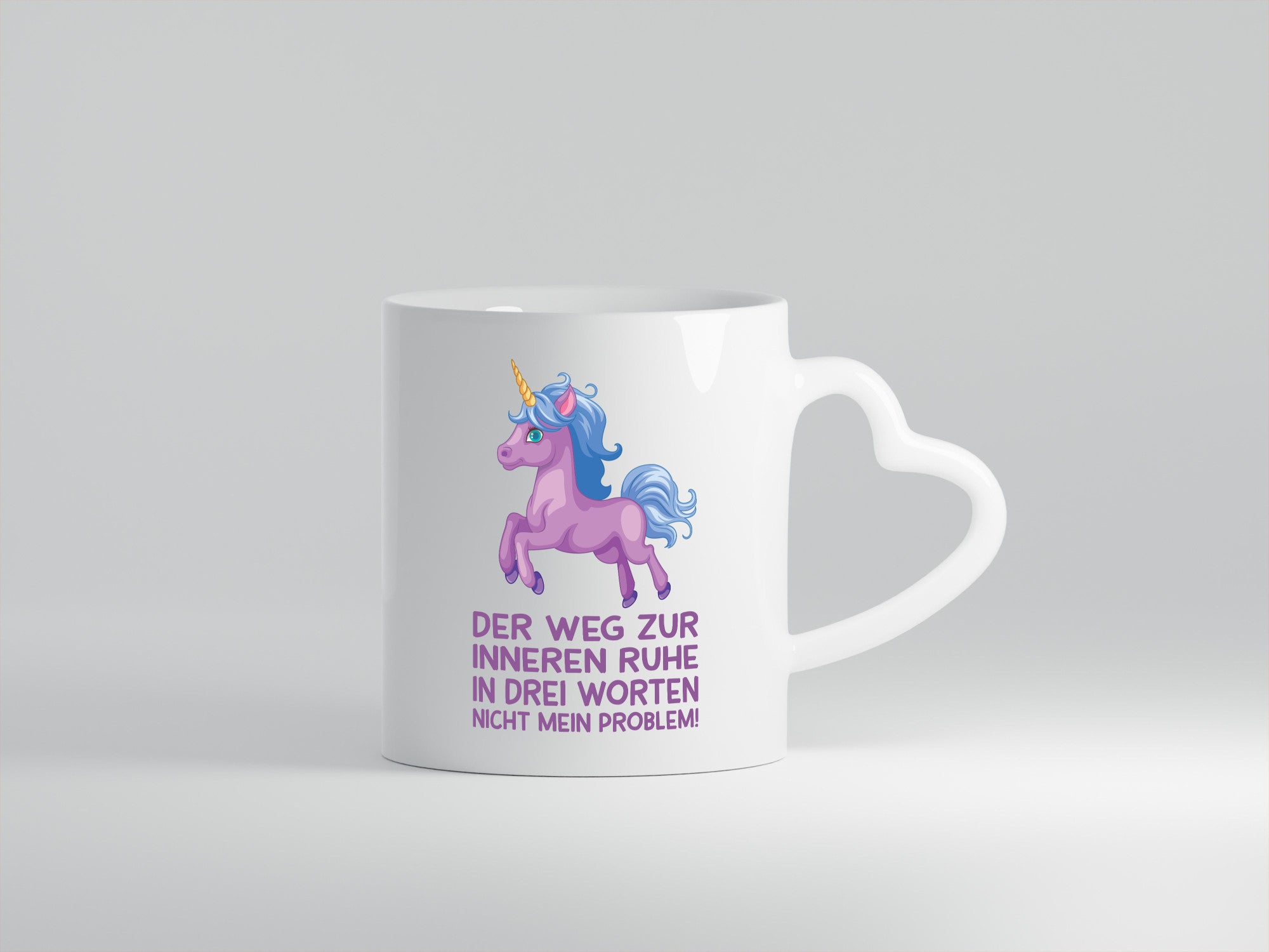 Innere Ruhe, drei Worte, nicht mein Problem | Einhorn Geschenk Humor