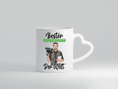 Bester Kameramann | Kamera v2 lustig Humor Geschenkidee Geschenk Tasse