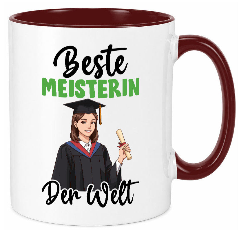 Beste Meisterin | Meisterbrief v2 Geschenk Humor Geschenkidee lustiger Spruch