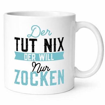 Der tut nix | Zocker Gamer Freunde Spieleliebhaber lustiger Spruch Geschenk