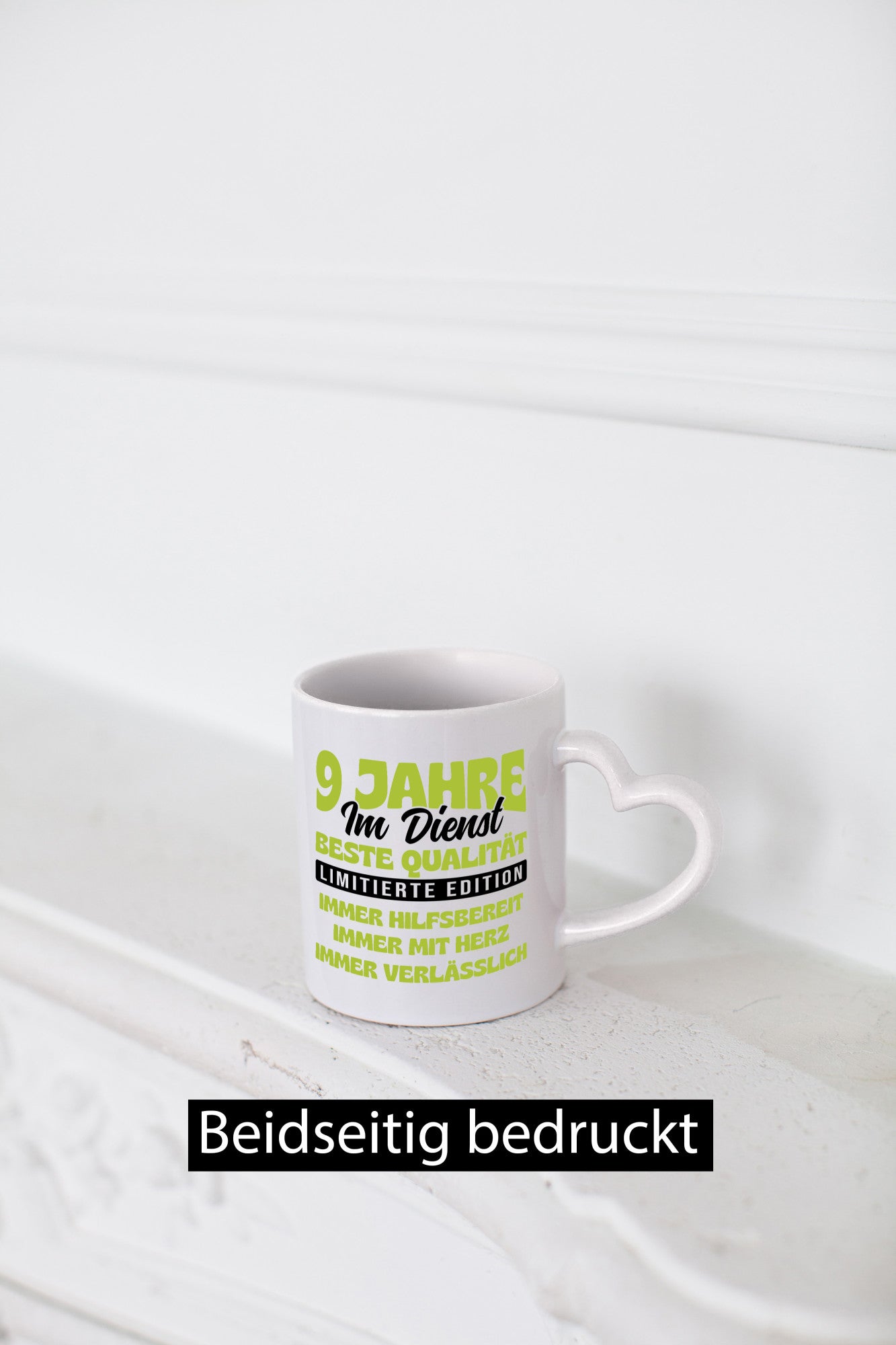 9 Jahre im Dienst | Jubiläum Arbeit v4 Geschenk Kollegen Büro lustiger Spruch