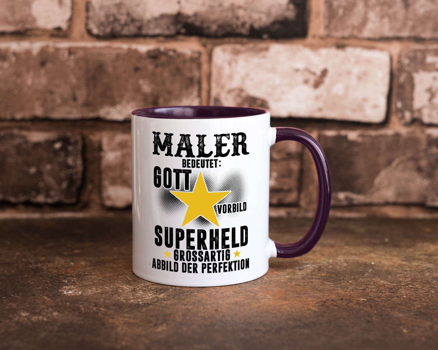 Bedeutung von Maler | Malerei Humor Geschenkidee Tasse